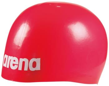 arena Moulded Pro II Silicone Swim Cap, One Size Red