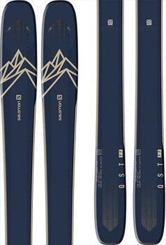 Salomon Qst 99 Skis 167cm, Blue/Beige , Ski Only, 2021