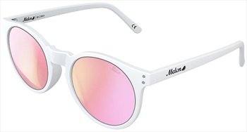 Melon Echo Pink Chrome Polarized Sunglasses, Marshmallow