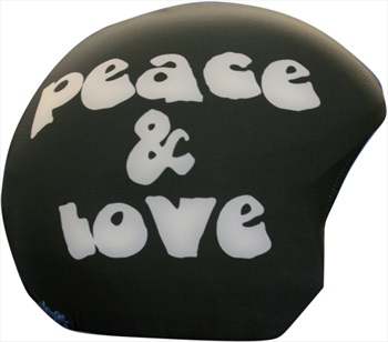 Coolcasc Printed Cool Ski/Snowboard Helmet Cover, Peace and Love