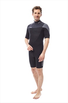 Jobe Perth 3/2mm Men's Shorty Wetsuit, M Black Grey 2021