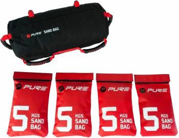 Pure 2 Improve Sandbag Fillable Power Bag, Up to 20 kg Black/Red