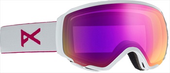 Anon WM1 Sonar Pink Women's Ski/Snowboard Goggles, S/M Pearl White