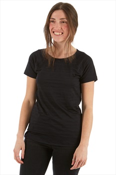 Mountain Hardwear Mighty Stripe Technical T-Shirt, UK 8 Black