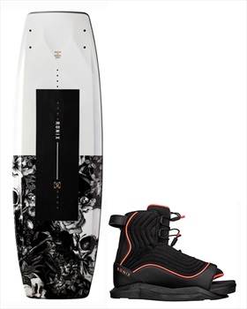 Ronix Midnight | Luxe Women's Wakeboard Package, 134|UK 5.5-8 Multi