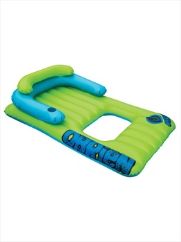 O'Brien Lounger Lilo Leisure Float Inflatable, 1 Rider Green Blue