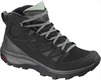 Salomon OUTline Mid GTX Women's Hiking Boots, UK 5 Black/Green