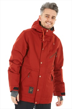 L1 Premium Goods Wilcox Ski/Snowboard Jacket, M Rust