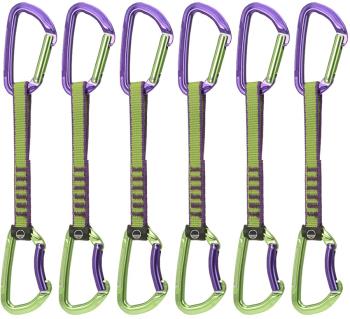 Wild Country Session 6 Pack Climbing Quickdraw Set, 12cm Purple/Green