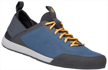 Black Diamond Session Approach Shoes Sock-Fit UK 11.5 Blue/Amber