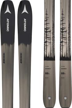 Atomic Maverick 88 TI Ski Only Skis, 176cm Black/Grey