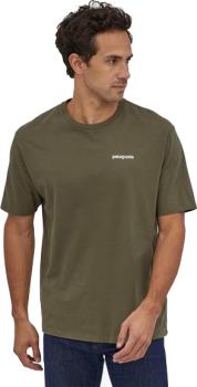 Patagonia P-6 Logo Organic T-Shirt, S Basin Green