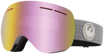 Dragon X1s LumaLens Pink Ion Snowboard/Ski Goggles, M Cool Grey