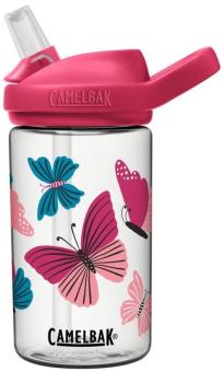 Camelbak Eddy+ Kids Water Bottle, 0.4L Colourblock Butterflies