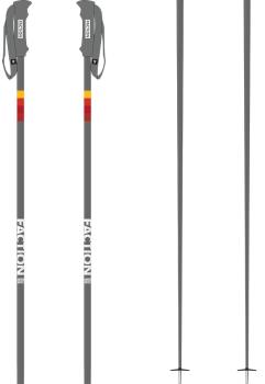 Faction Candide Thovex Pair Of Ski Poles, 110cm Grey