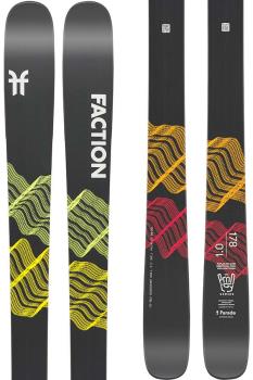 Faction Prodigy 1.0 Ski Only Skis, 178cm Black 2022