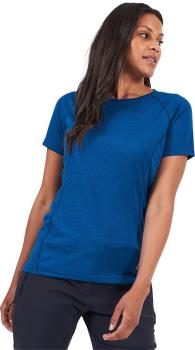 Montane Dart Women's Technical Crew T-shirt, UK 12 Narwhal Blue