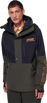 Oakley TNP Lined Shell Men's Snowboard/Ski Jacket, L Black/Green