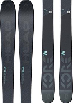Head Kore 93 W Ski Only Women's Skis, 162cm Grey/Blue 2021