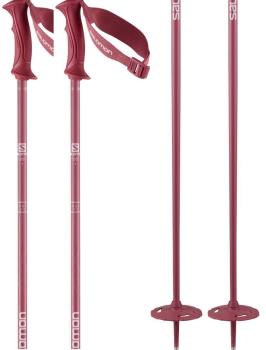 Salomon Angel S3 XL Ex-Display Women's Ski Poles, 120cm Pink