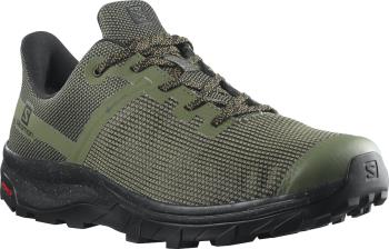 Salomon OUTline Prism Gore-Tex Hiking Shoes UK 10.5 Deep Lichen Green