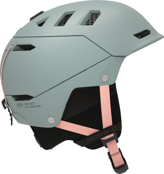 Salomon Husk Pro Snowboard/Ski Helmet, S Wrough Iron/Pink