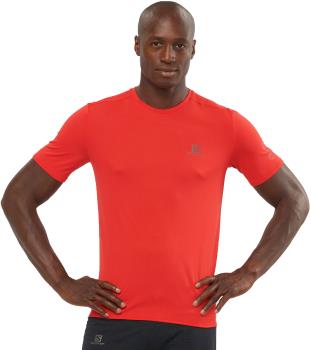 Salomon XA Trail Short Sleeve Hiking/Running T-shirt, L Goji Berry