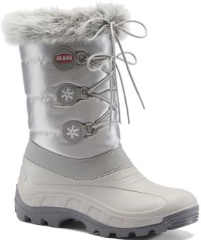 Olang Patty Winter Snow Boots UK Child 9.5/10 Silver