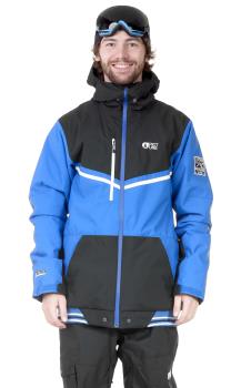 Picture Panel Ski/Snowboard Jacket, XL Black/Blue