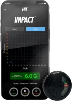 HIT Head Impact Recognition Device Helmet Safety Monitor