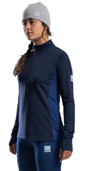 Orage Harebell Women's Base Layer Crew, XS Pure Navy