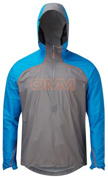 OMM Kamlite Smock Waterproof Shell Jacket, L Grey/Blue
