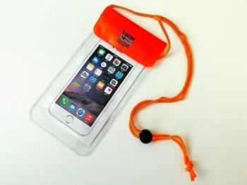 Swim Secure Orange Phone Bag Waterproof Electronics Case, O/S