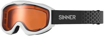 Sinner Lakeridge Orange Ski/Snowboard Goggles, M Matte White