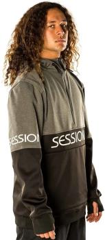 Sessions Recharge Bonded Riding Hoody Technical Fleece, Xl Grey