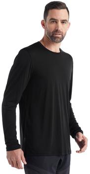Icebreaker Sphere II Merino Long Sleeve T-shirt, S Black