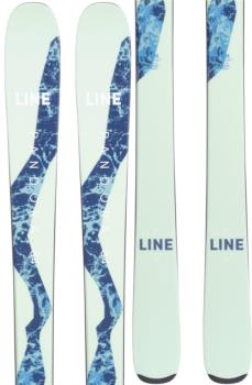 LINE Pandora 84 Women's Skis, 158cm Green/Blue/Black, Ski Only 2022