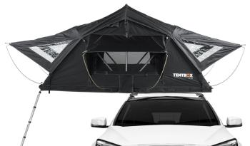 Tentbox Lite Roof Tent Lightweight Car Camping Roof Pod, Black