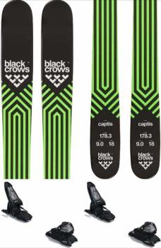 Black Crows Captis Skis 178cm, Black/Green, Marker Griffon 13 ID, 2022