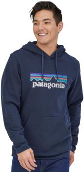 Patagonia P-6 Logo Uprisal Men's Pullover Hoodie, M New Navy