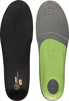 Sidas 3Feet Slim Mid Boot/Shoe Insoles, XL Black/Green