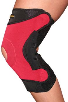 PFlexx Wraparound Knee Brace Cross Fit Trainer, M Red