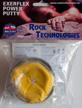 Rock Technologies Exerflex Power Putty Hand Exerciser, Easy, Yellow