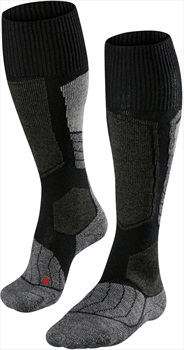 Falke SK1 Merino Wool Women's Ski Socks, UK 5.5-6.5 Black-Mix