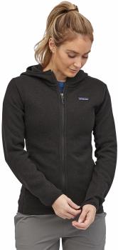 Patagonia LW Better Sweater Womens Fleece Hooded Jacket UK 14 Black