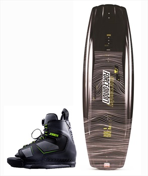Liquid Force Classic | Unit Boat Wakeboard Package, 134| 2.5-5.5 Black