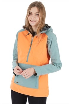 Dakine Pollox Softshell Women's Ski/Snowboard Jacket, L Coastal/Melon