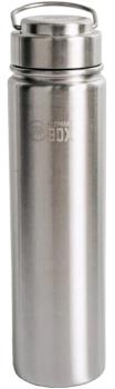 Elephant Box Wide Mouth Insulated Water Bottle Stainless, Silver