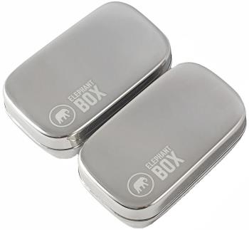 Elephant Box Mini Snack Pod Duo Stainless Steel Food Containers