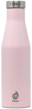 Mizu S4 Vacuum Insulated Water Bottle, 415ml Soft Pink